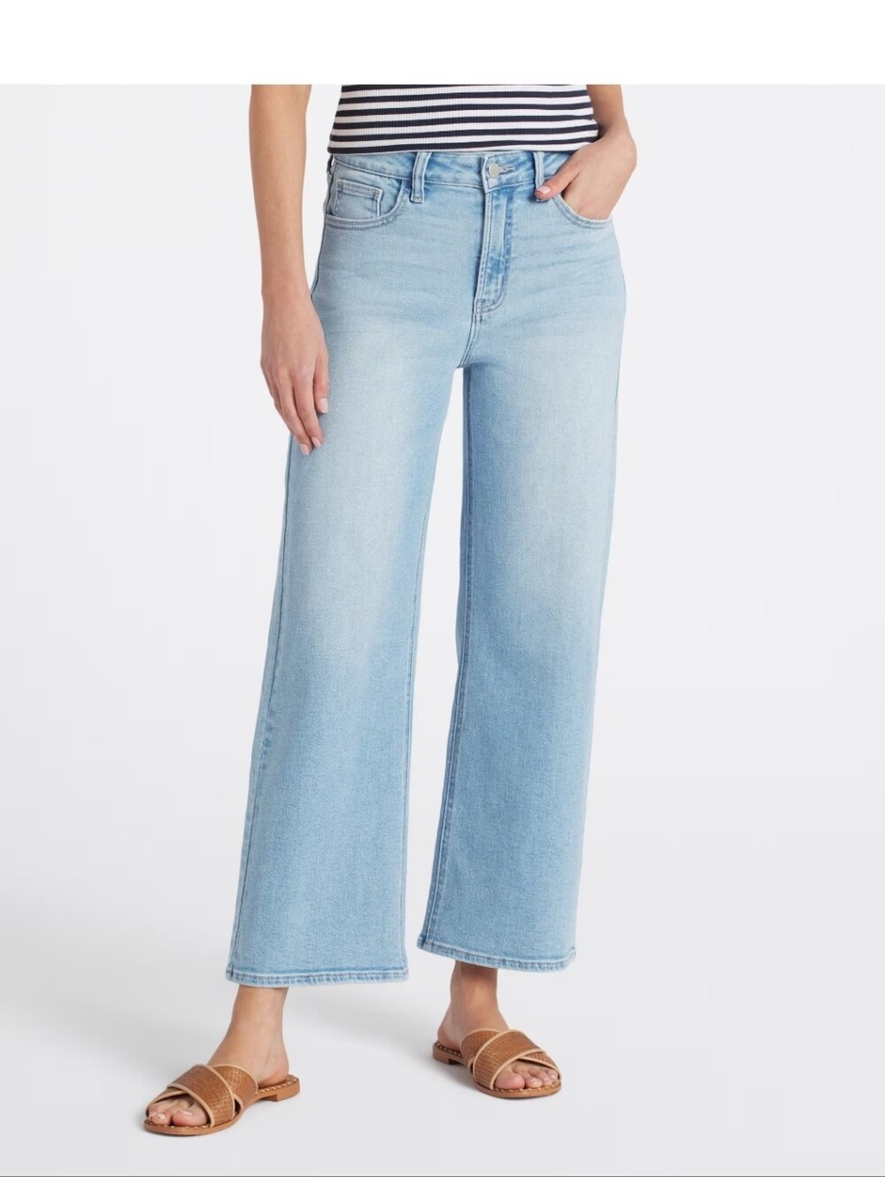 Just USA Maia Slim Wide Leg Jean (Size 4)